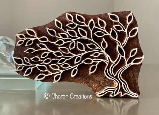 TREE Wood Block Stamp for Pottery/Printing/Handmade Soaps