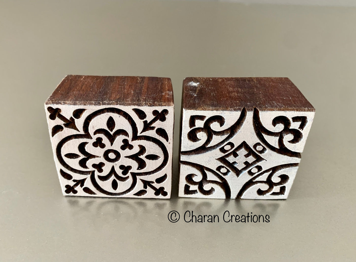 TILE PATTERN Stamps for Pottery/Printing, Textile Stamp, Soap Stamps