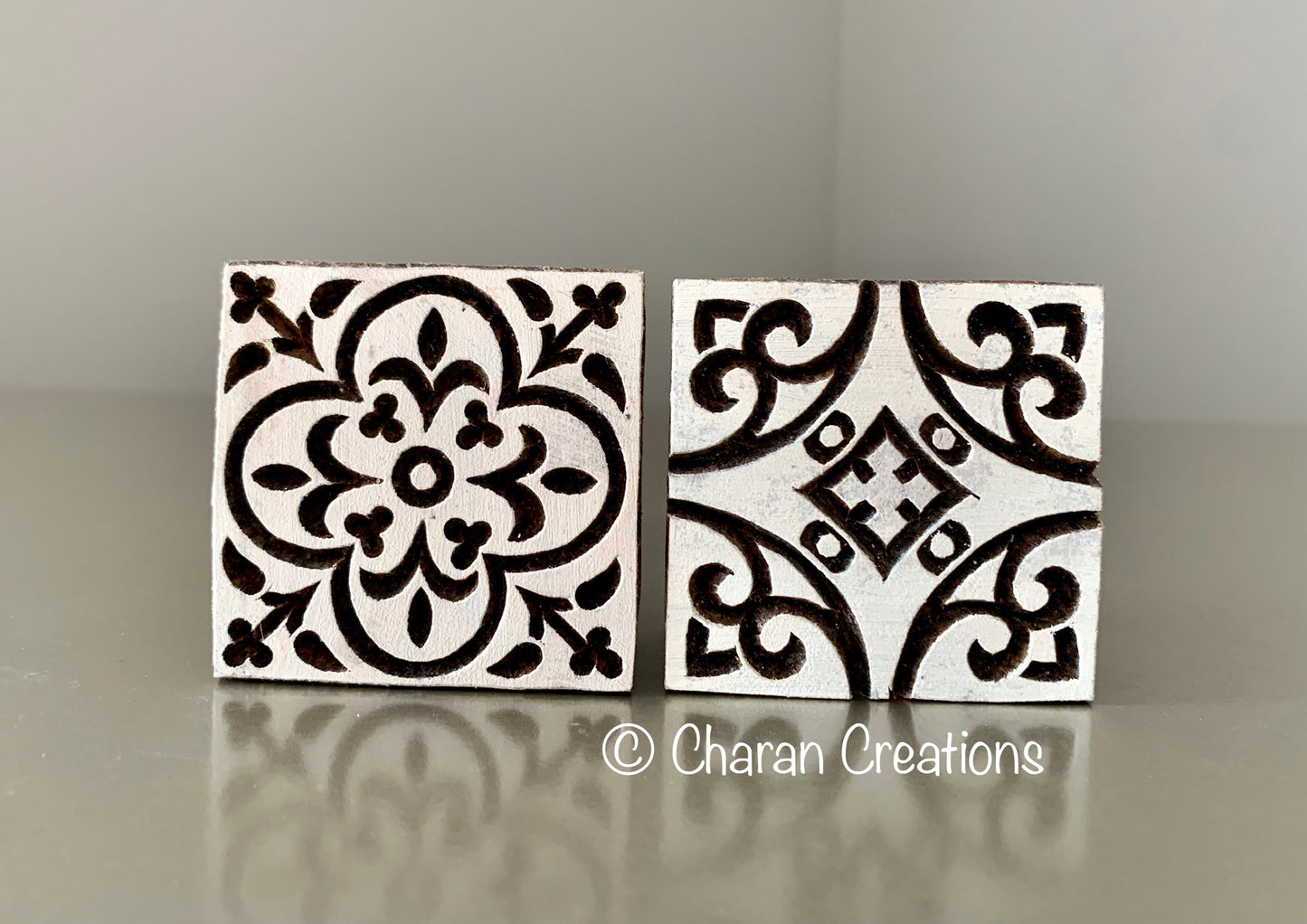 TILE PATTERN Stamps for Pottery/Printing, Textile Stamp, Soap Stamps